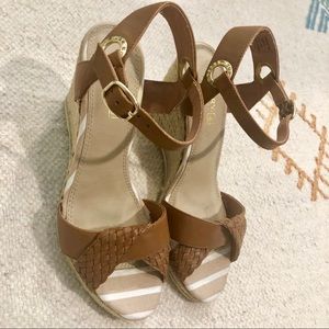 Sperry Wedge Sandal, size 5